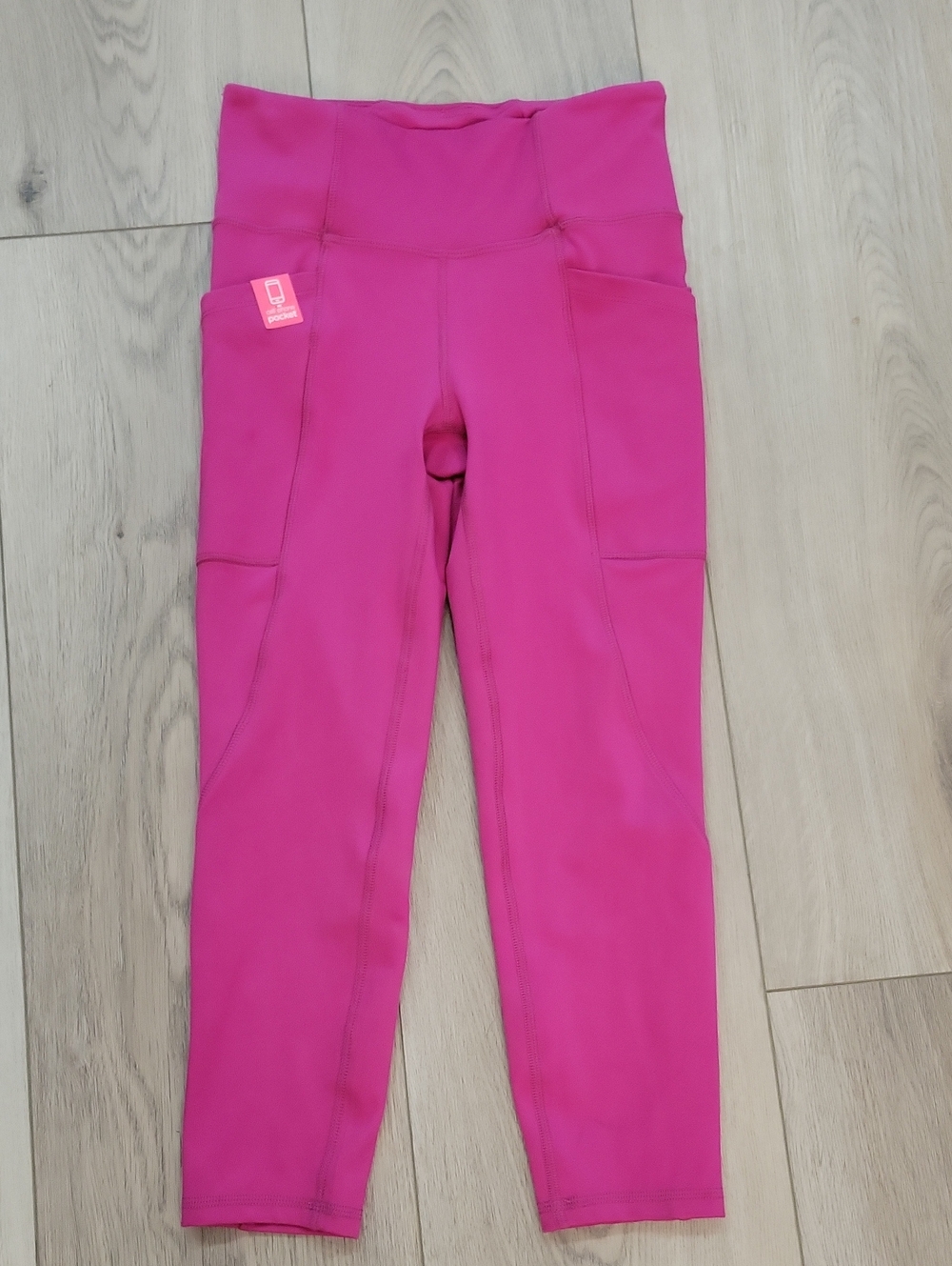 Marika Hot Pink Leggings with Side Pockets